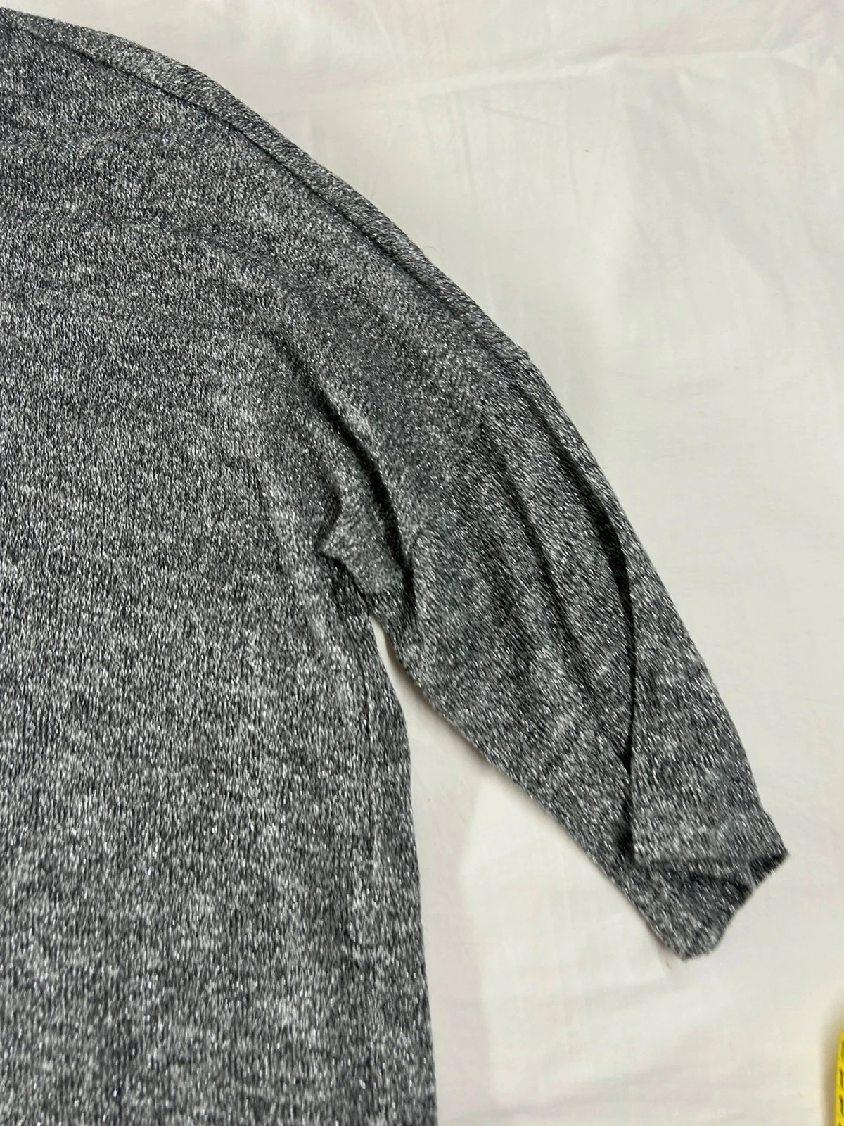 Promod grijs zilveren blouse met lange mouwen – photo 5